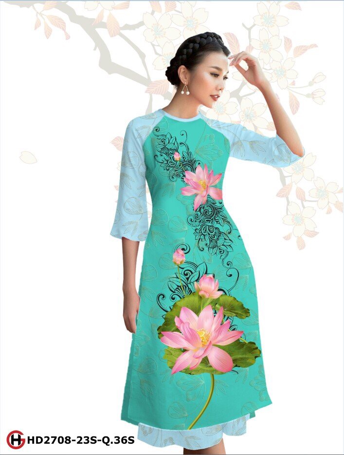 Vải áo dài cách tân HD2708 - Ảnh 8