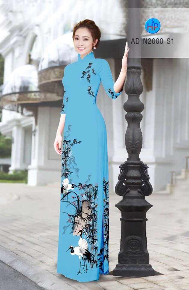 Vải áo dài tre trúc AD N2000 - Ảnh 8