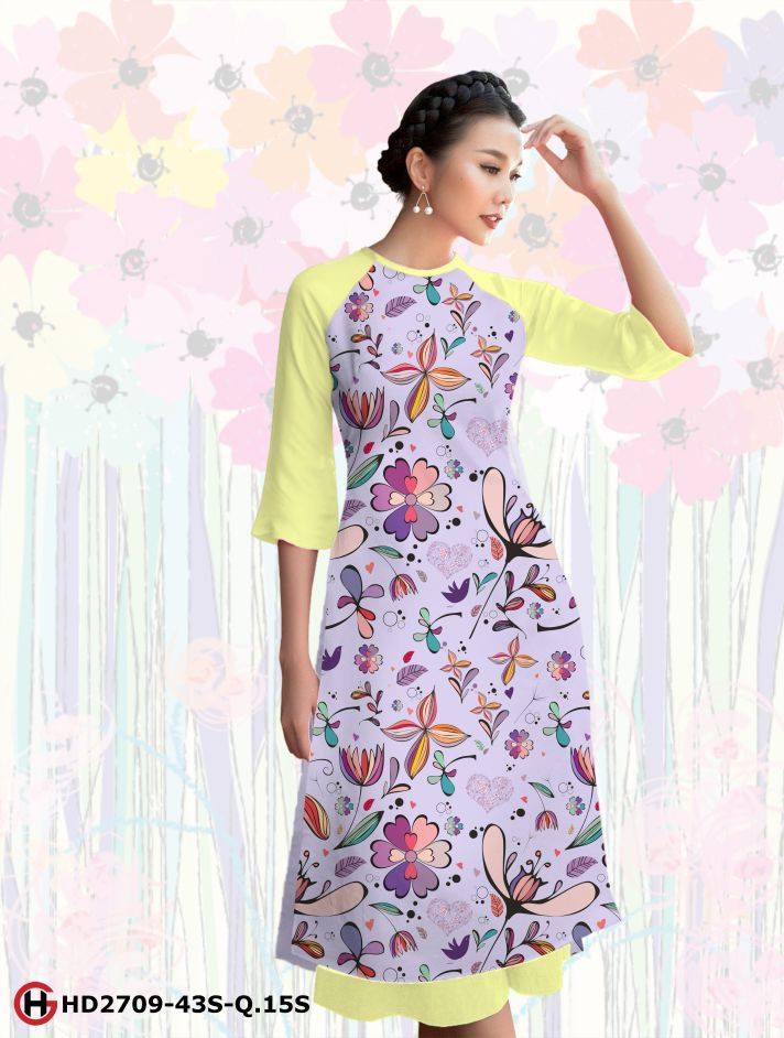 Vải áo dài cách tân HD2709 - Ảnh 6