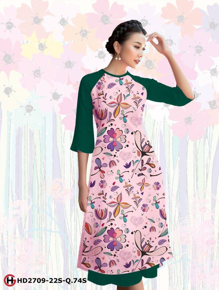 Vải áo dài cách tân HD2709