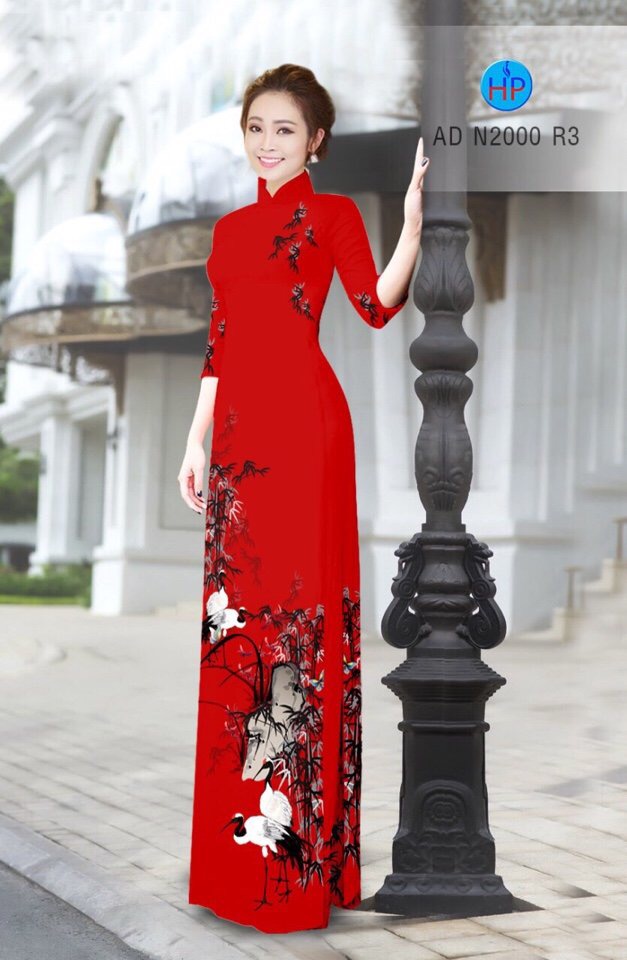 Vải áo dài tre trúc AD N2000 - Ảnh 9