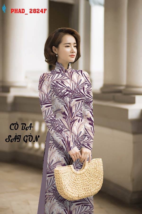 Vải áo dài chiếc lá PHAD-2824