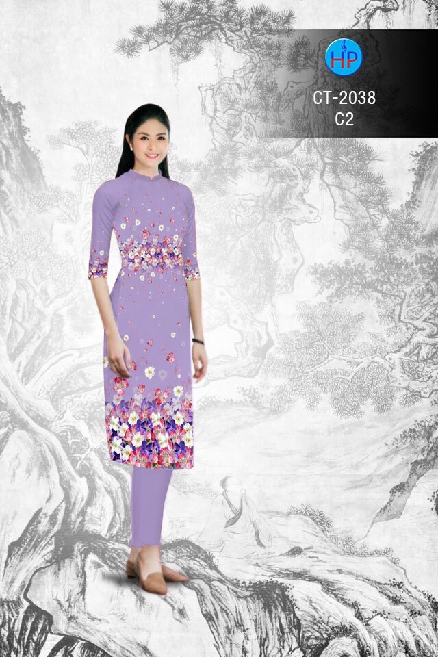 Vải áo dài cách tân DLAD-2038 - Ảnh 9