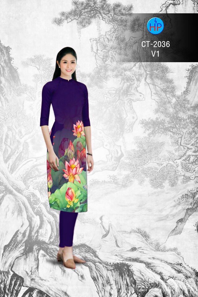 Vải áo dài cách tân CT-2036 - Ảnh 8