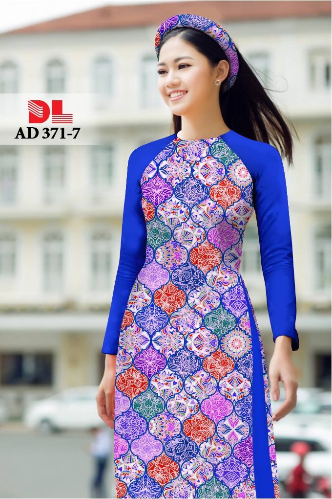 Vải áo dài hoa văn DLAD-371 - Ảnh 6