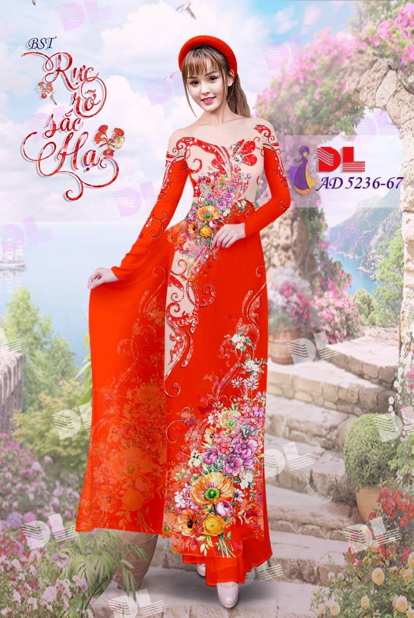 Vải áo dài hoa trên dưới DLAD-5236 - Ảnh 33