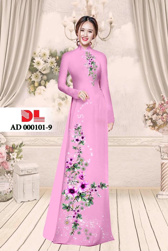 Vải áo dài hoa trên dưới DLAD-000101 - Ảnh 14