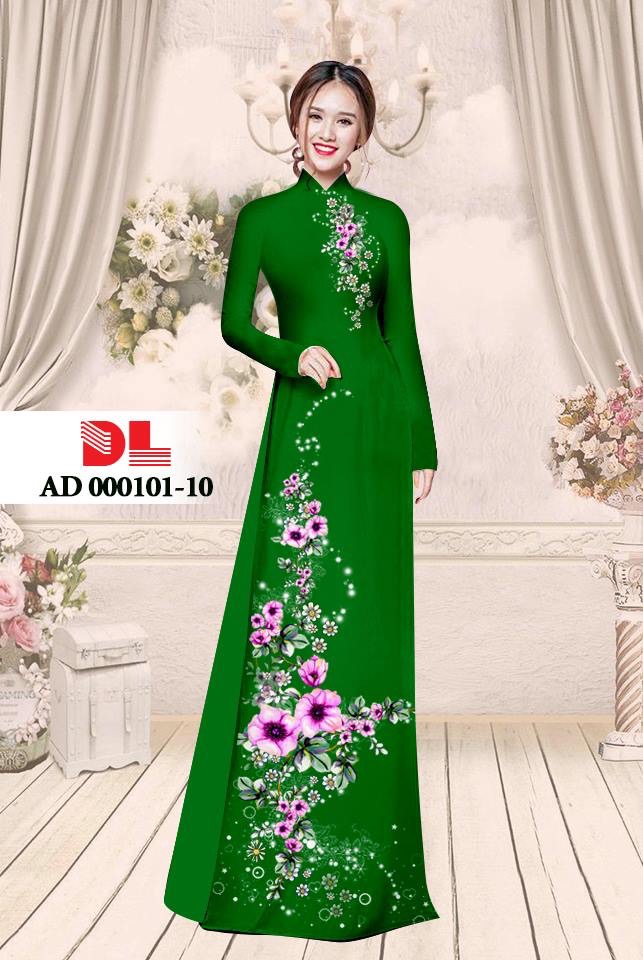 Vải áo dài hoa trên dưới DLAD-000101 - Ảnh 15