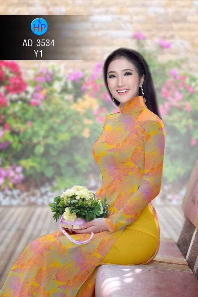 Vải áo dài chiếc lá AD 3534 - Ảnh 26