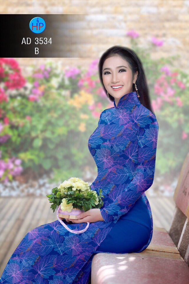 Vải áo dài chiếc lá AD 3534 - Ảnh 18