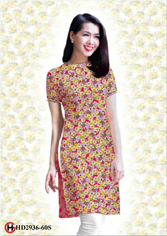 Vải áo dài cách tân HD2936 - Ảnh 8