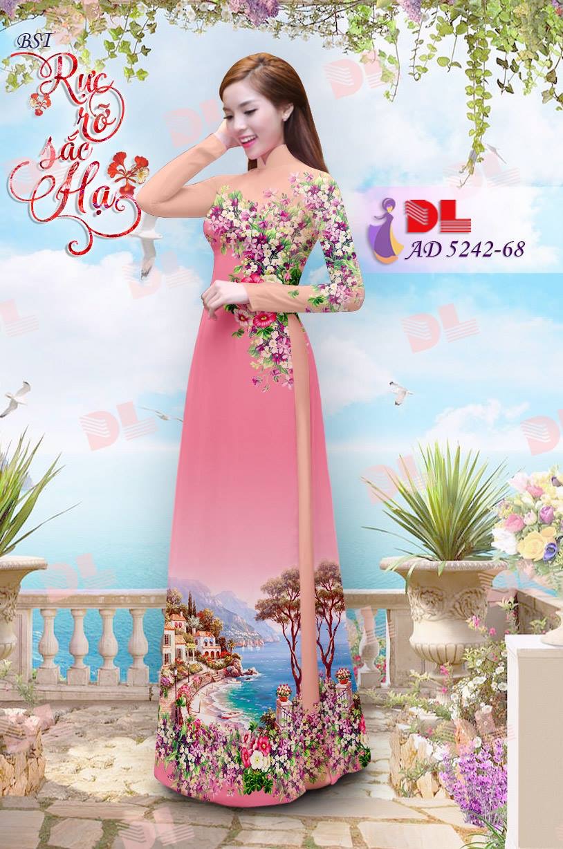 Vải áo dài phong cảnh DLAD-5242 - Ảnh 30