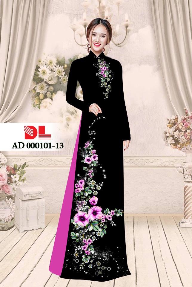 Vải áo dài hoa trên dưới DLAD-000101 - Ảnh 18