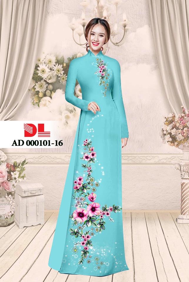 Vải áo dài hoa trên dưới DLAD-000101 - Ảnh 21