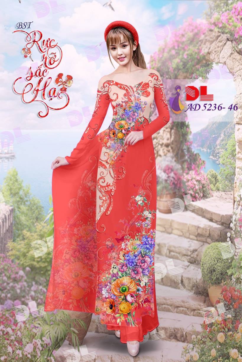 Vải áo dài hoa trên dưới DLAD-5236 - Ảnh 31