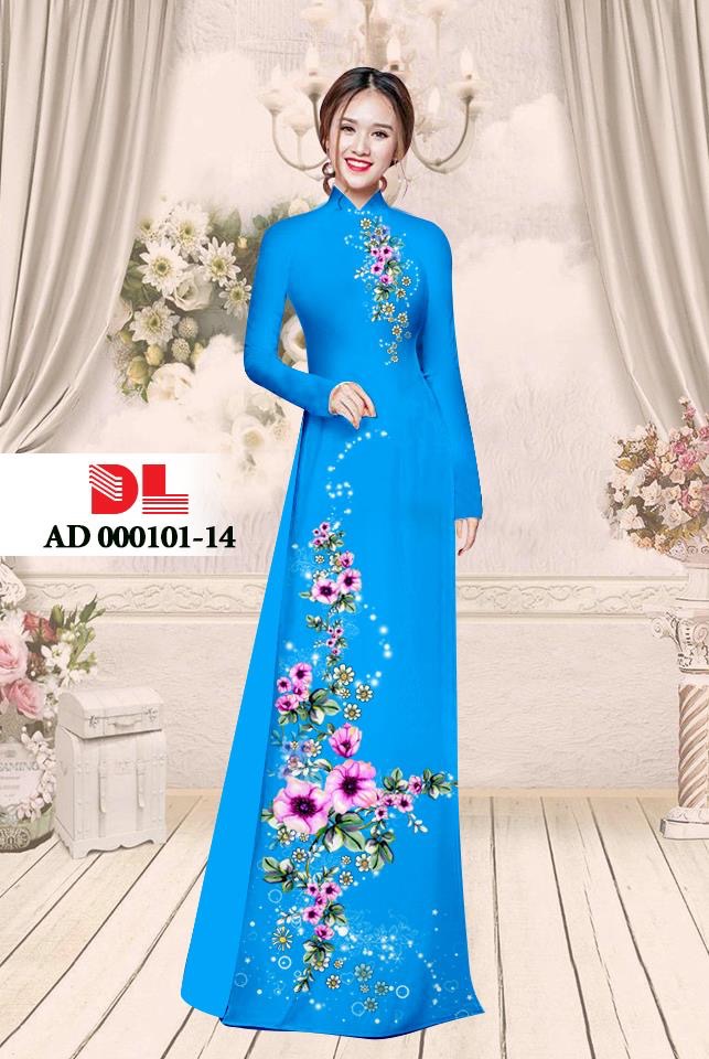 Vải áo dài hoa trên dưới DLAD-000101 - Ảnh 19