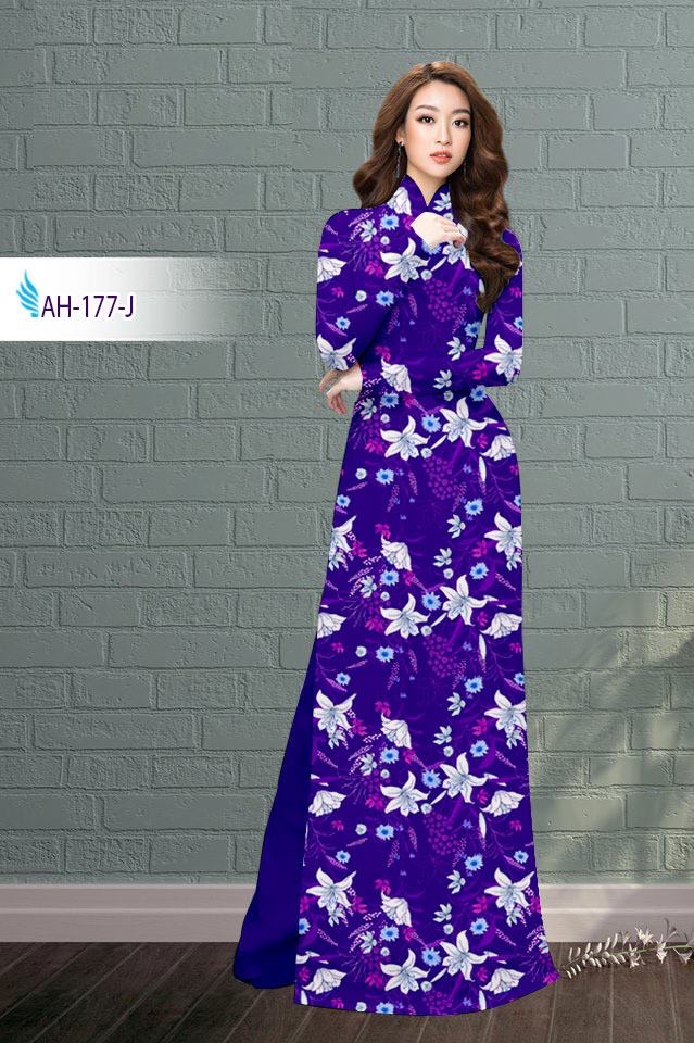 Vải áo dài hoa ly AH-177 - Ảnh 10