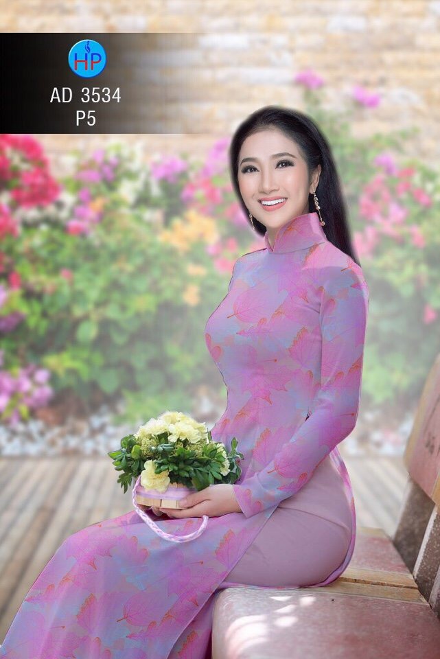 Vải áo dài chiếc lá AD 3534 - Ảnh 21