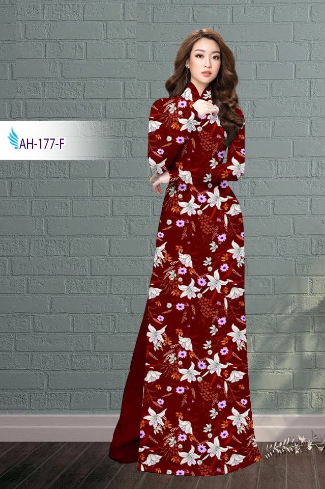 Vải áo dài hoa ly AH-177 - Ảnh 7