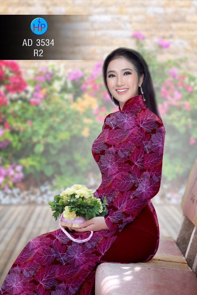 Vải áo dài chiếc lá AD 3534 - Ảnh 16