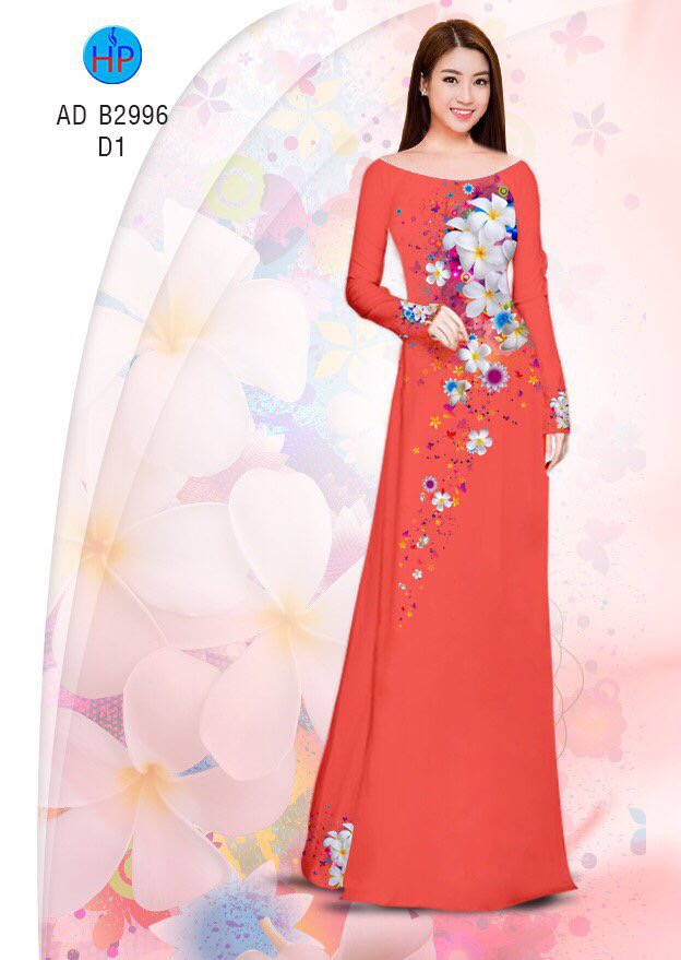 Vải áo dài hoa sứ AD B2996 - Ảnh 12