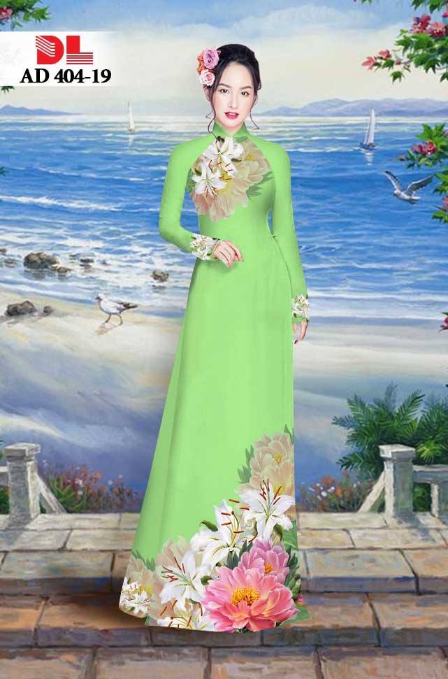 vải áo dài hoa ly DLAD-404 - Ảnh 20