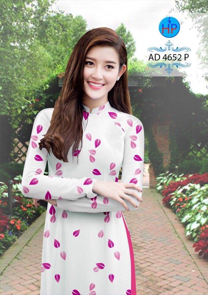 vải áo dài chiếc lá AD 4652 - Ảnh 16