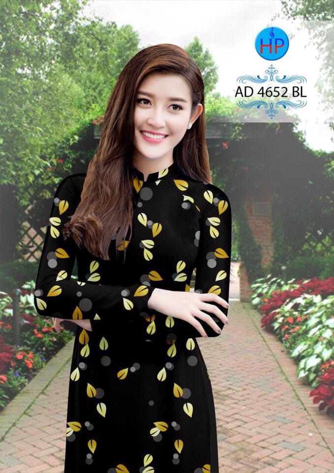 vải áo dài chiếc lá AD 4652 - Ảnh 14