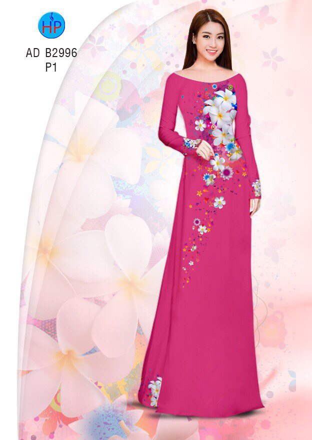 Vải áo dài hoa sứ AD B2996 - Ảnh 17