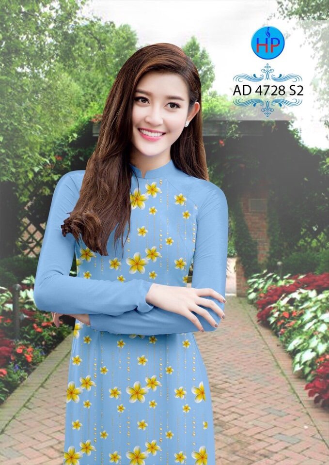Vải áo dài hoa sứ AD 4728 - Ảnh 12
