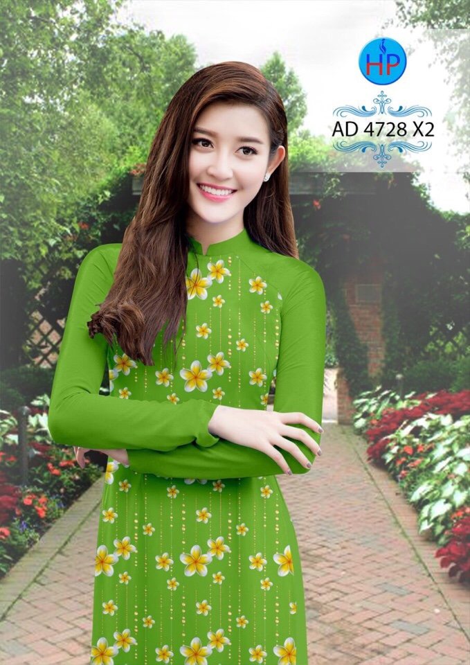 Vải áo dài hoa sứ AD 4728 - Ảnh 3