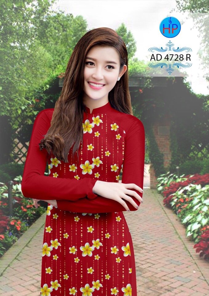 Vải áo dài hoa sứ AD 4728 - Ảnh 6