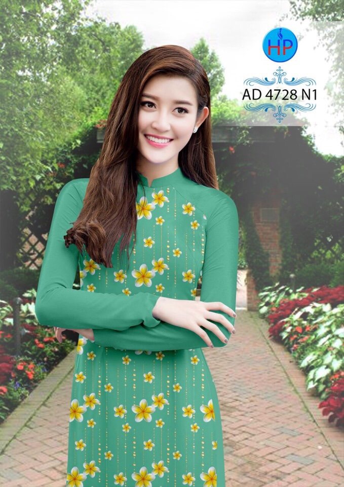 Vải áo dài hoa sứ AD 4728 - Ảnh 8