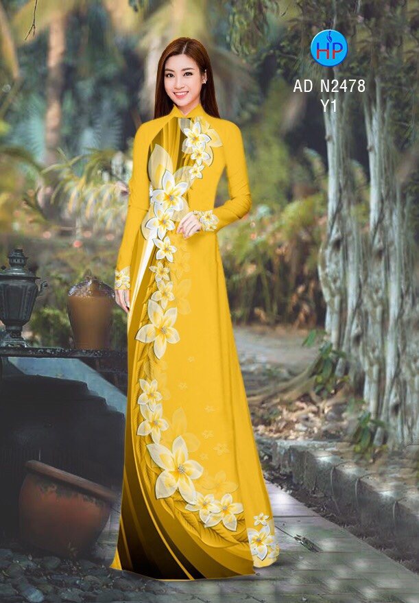 Vải áo dài hoa sứ AD N2478 - Ảnh 19