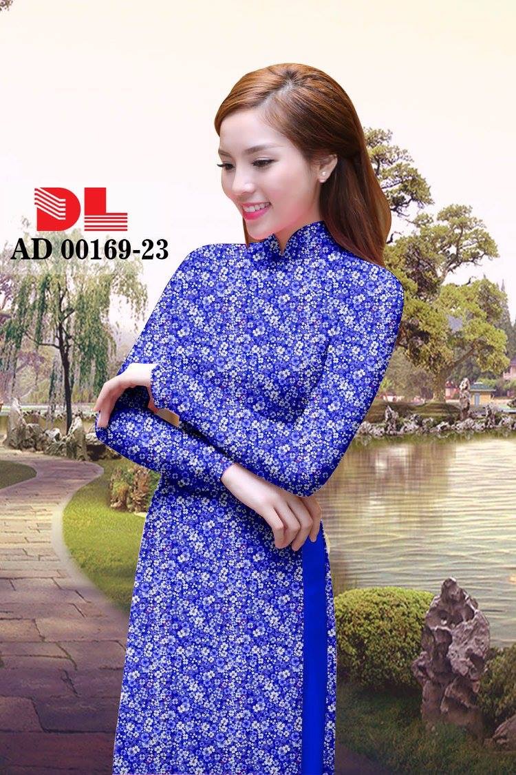 Vải áo dài hoa nhí DLAD-00169 - Ảnh 24