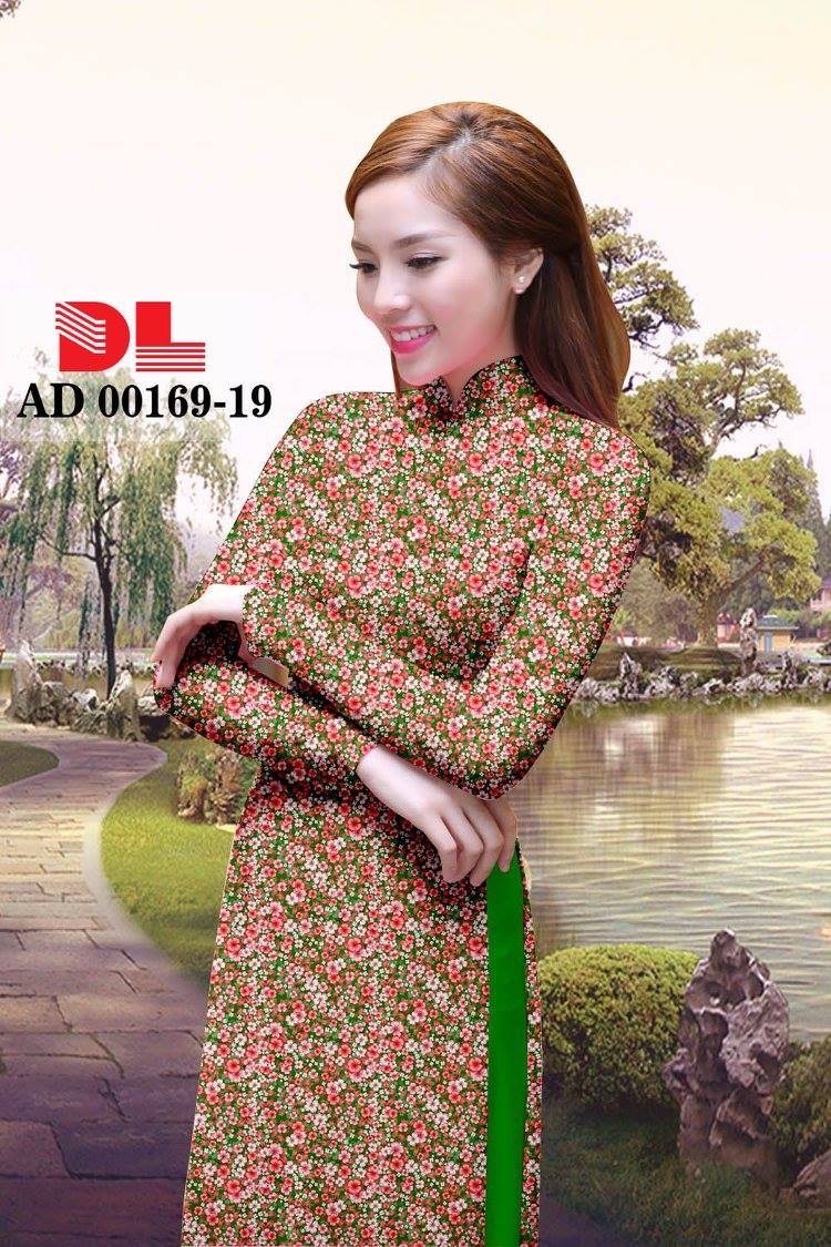 Vải áo dài hoa nhí DLAD-00169 - Ảnh 20