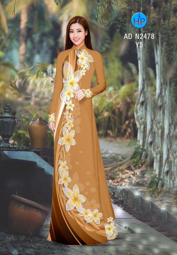 Vải áo dài hoa sứ AD N2478 - Ảnh 18