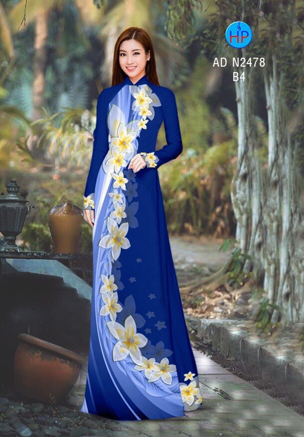 Vải áo dài hoa sứ AD N2478 - Ảnh 17