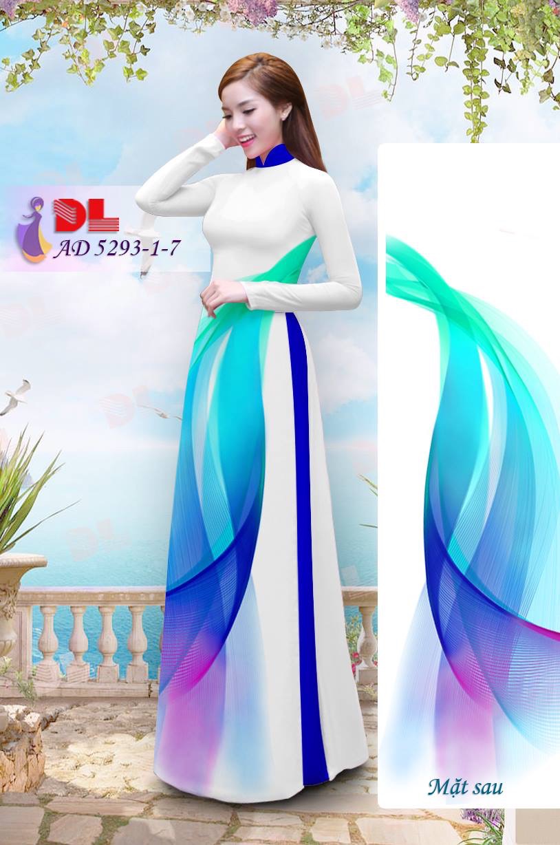 Vải áo dài lập thể DLAD-5293 - Ảnh 10