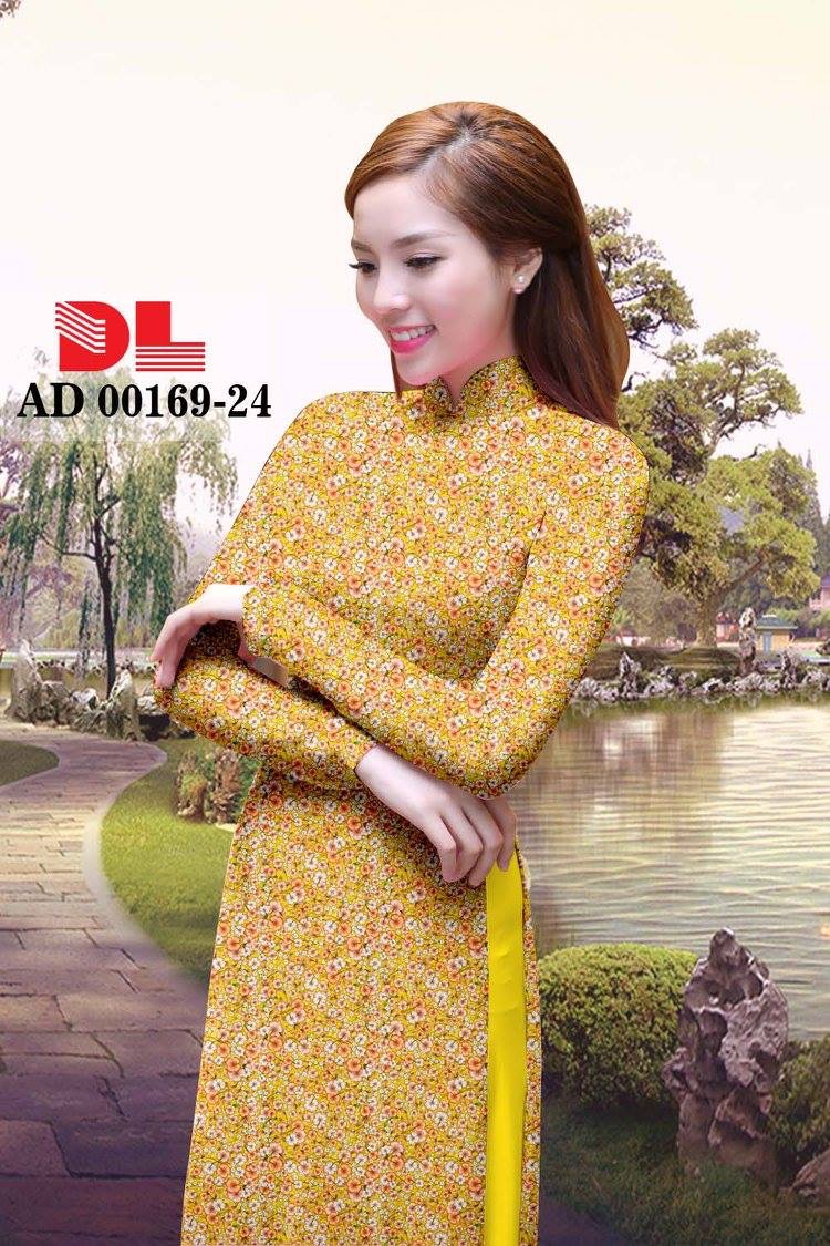 Vải áo dài hoa nhí DLAD-00169 - Ảnh 25