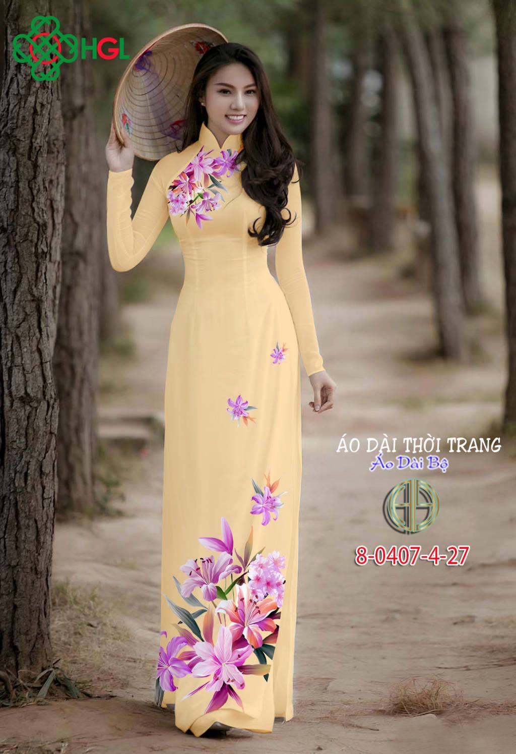 Vải áo dài hoa ly 8-0407-4 - Ảnh 20