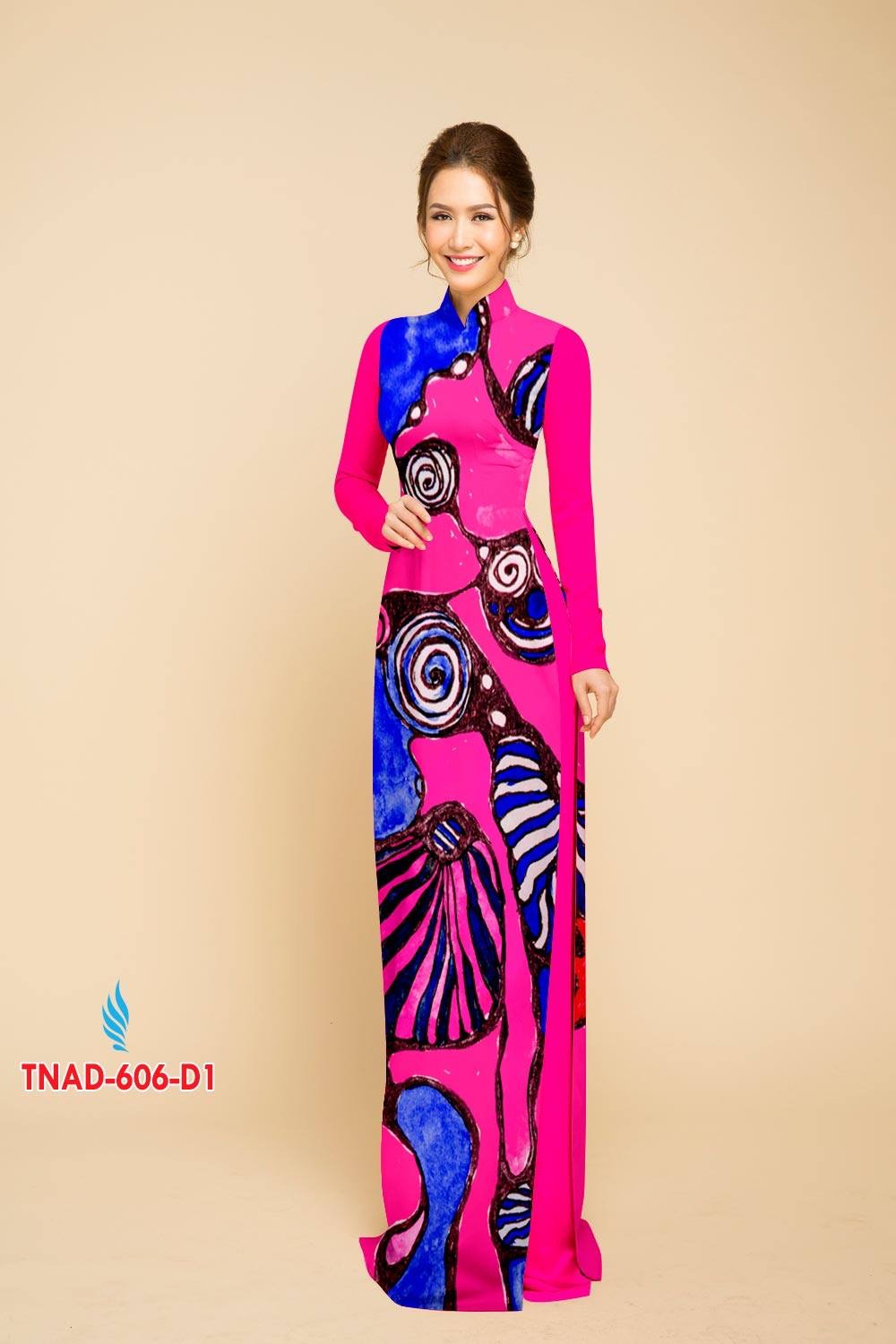 Vải áo dài lập thể TNAD-606 - Ảnh 5