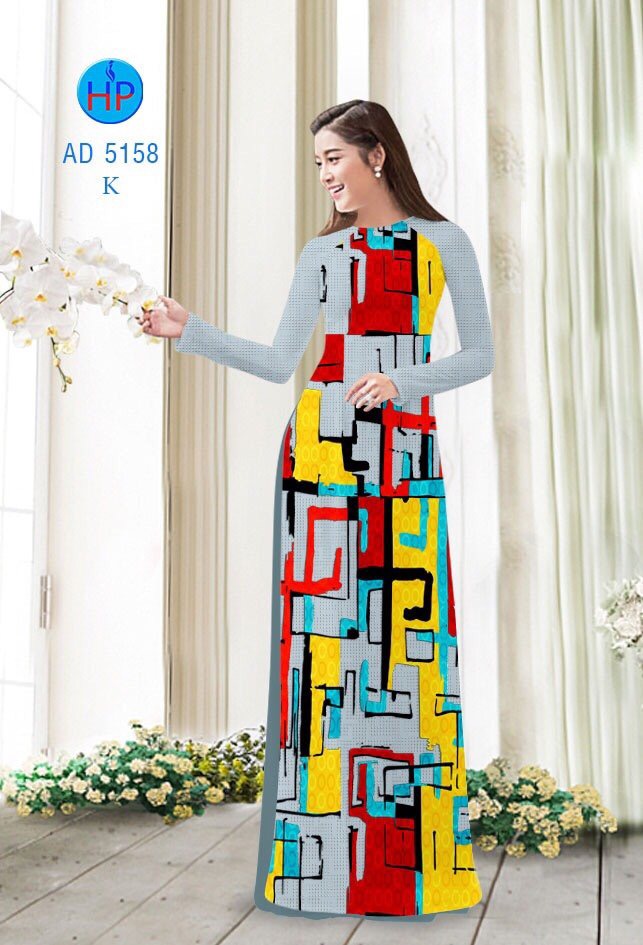 Vải áo dài lập thể AD 5158 - Ảnh 7
