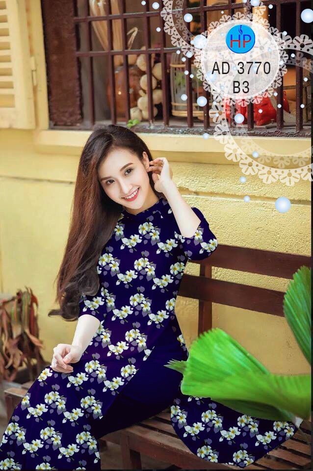 Vải áo dài hoa sứ AD 3770 - Ảnh 8