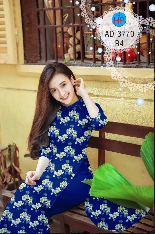 Vải áo dài hoa sứ AD 3770 - Ảnh 7