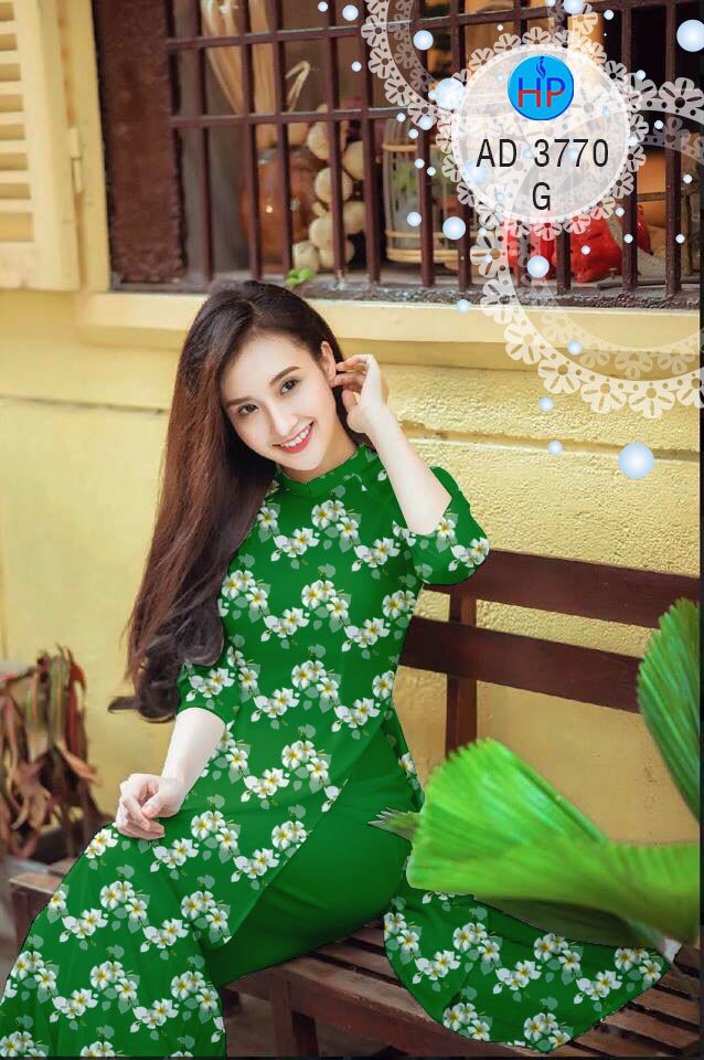 Vải áo dài hoa sứ AD 3770 - Ảnh 4