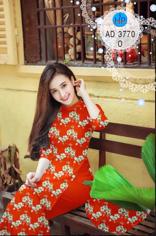 Vải áo dài hoa sứ AD 3770 - Ảnh 5