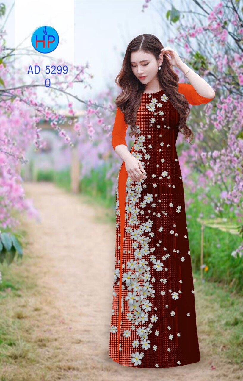 Vải áo dài hoa sứ AD 5299 - Ảnh 7
