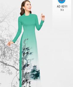 Vải áo dài tre trúc AD 6211