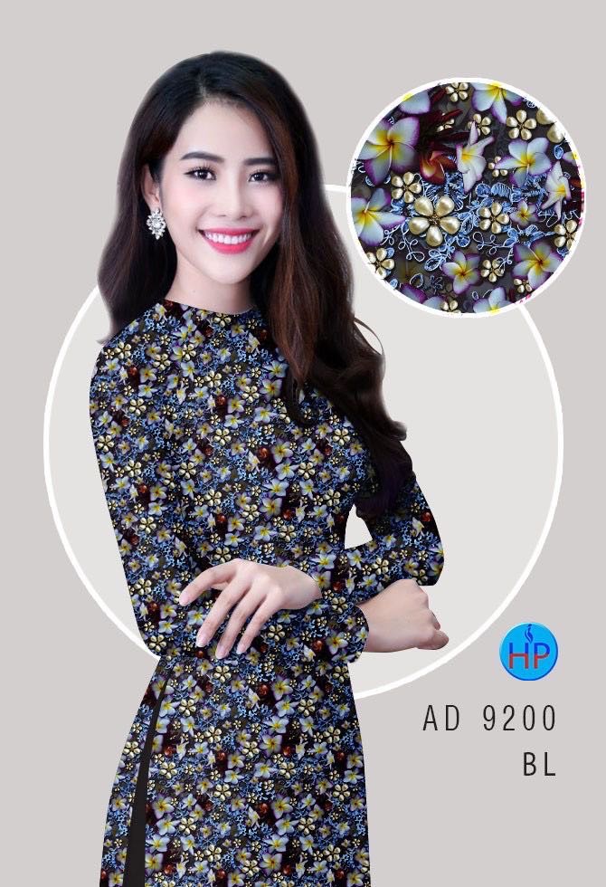 Vải áo dài hoa sứ AD 9200 - Ảnh 7